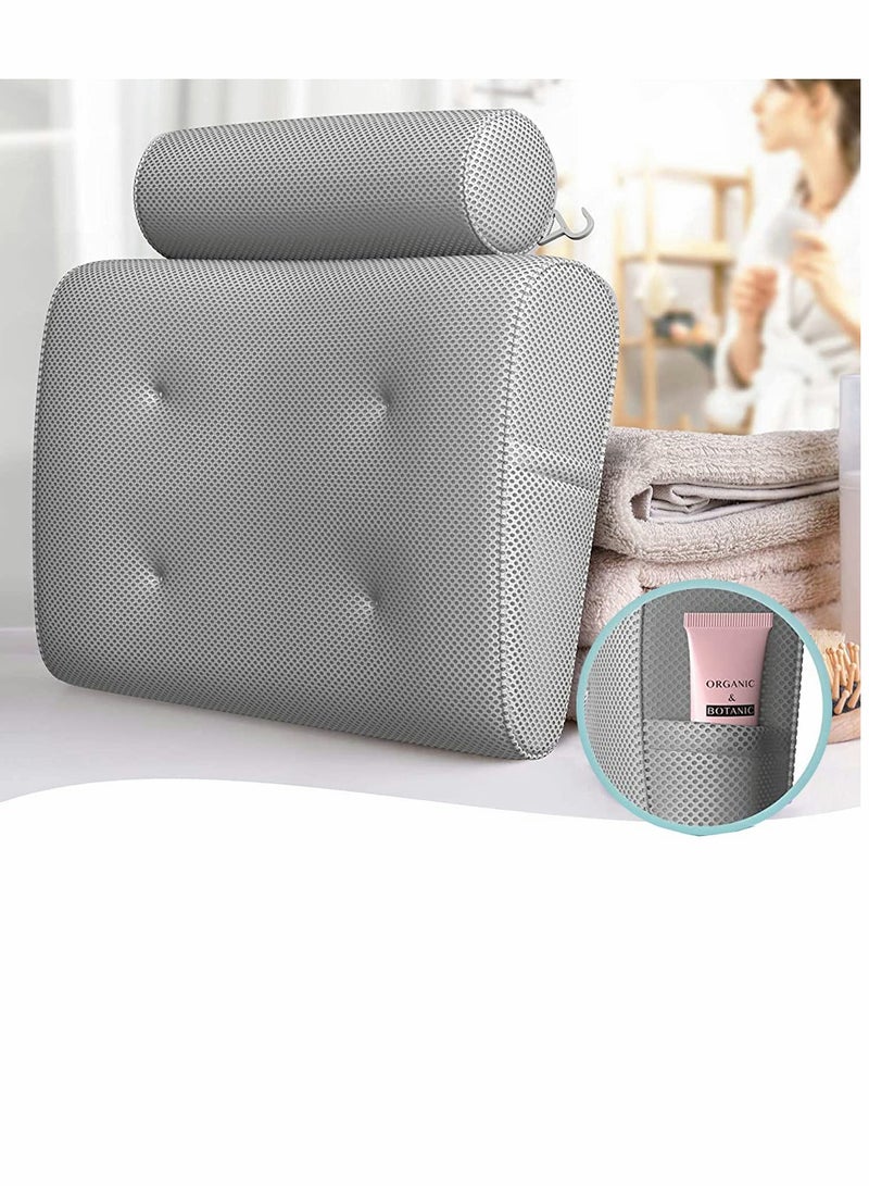 SYOSI Bathtub Bath Pillow for Tub, Jacuzzi Bathtub Spa Pillow with Back and Headrest Cushion  - Image 3