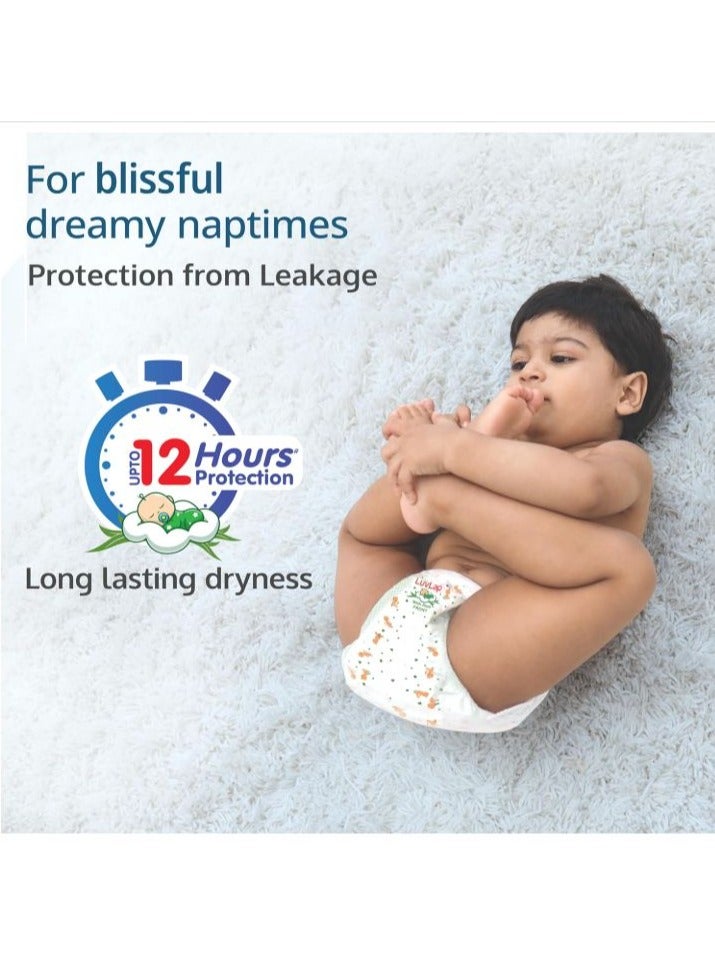 Luvlap Luv Lap Diaper Pants Medium 7-12Kg 72 Pieces | Baby Diaper | Great Absorption with Long Lasting Dryness Upto 12 Hours Protection | Elastic Waistband | Gentle on Baby's Skin - Image 2
