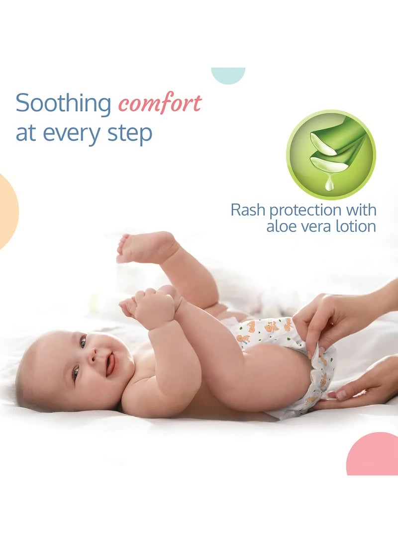 Luvlap Luv Lap Diaper Pants Medium 7-12Kg 72 Pieces | Baby Diaper | Great Absorption with Long Lasting Dryness Upto 12 Hours Protection | Elastic Waistband | Gentle on Baby's Skin - Image 4