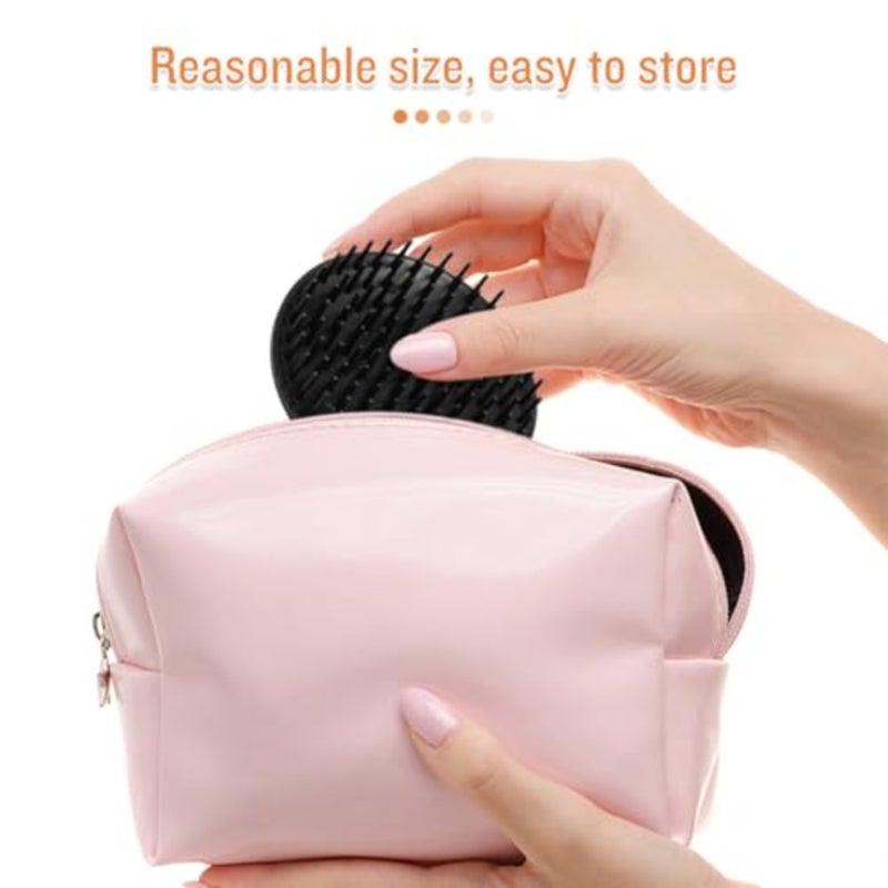 4Pcs Hair Scalp Massager Brush Set Portable Shampoo Scalp Exfoliator for Deep Cleaning Relaxation and Dandruff Control Suitable for All Hair Types - Image 4