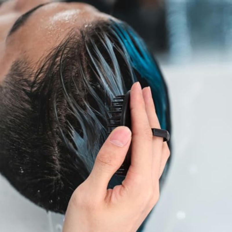 4Pcs Hair Scalp Massager Brush Set Portable Shampoo Scalp Exfoliator for Deep Cleaning Relaxation and Dandruff Control Suitable for All Hair Types - Image 2