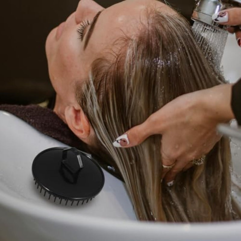 4Pcs Hair Scalp Massager Brush Set Portable Shampoo Scalp Exfoliator for Deep Cleaning Relaxation and Dandruff Control Suitable for All Hair Types - Image 5