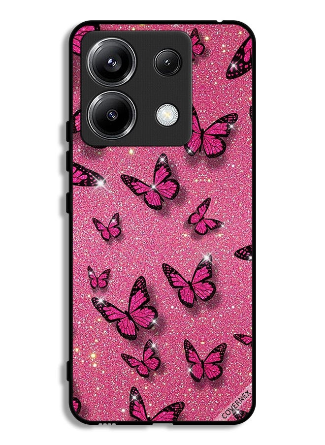 Covernex Xiaomi Redmi Note 13 Pro 5G Protective Case Cover Glitters & Butterflies  - Image 1