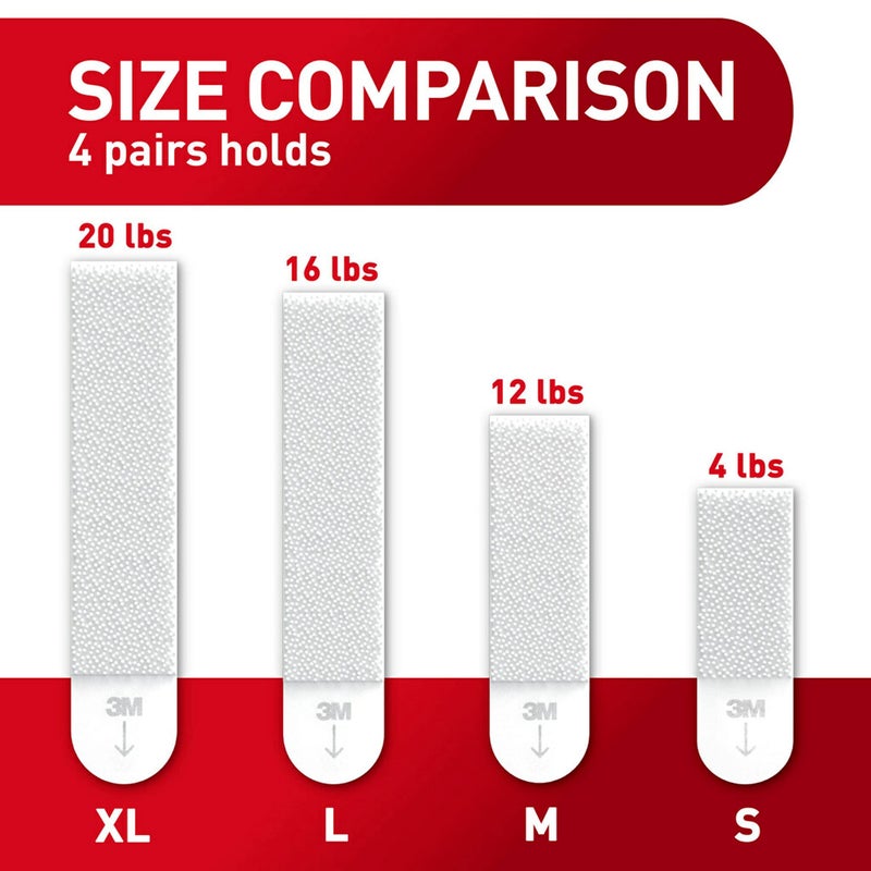 Command Picture Hanging Strips, Medium, White, 3-Pairs (17201-ES) - Image 5