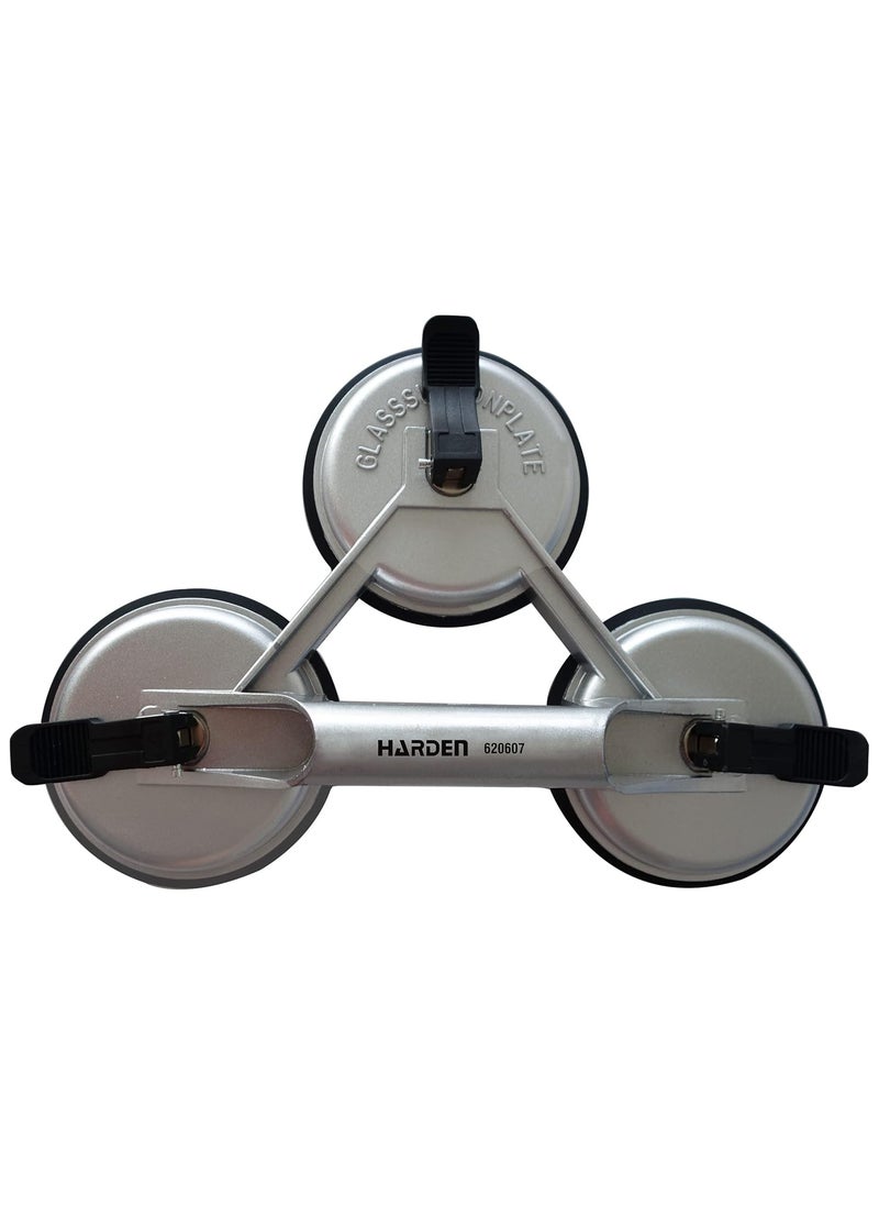 Harden Harden Professional Aluminium Alloy Triple Suction Plate Cups Holder Triple Claw Head Cup Lifter Puller 620607  - Image 1
