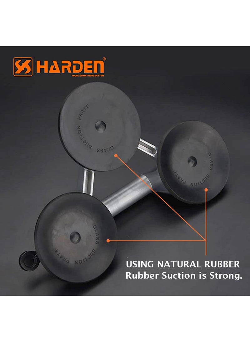 Harden Harden Professional Aluminium Alloy Triple Suction Plate Cups Holder Triple Claw Head Cup Lifter Puller 620607  - Image 3