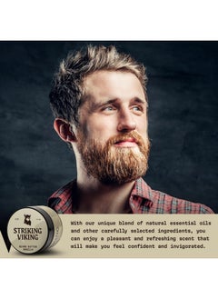 Striking Viking Striking Viking Beard Butter - Non-Greasy Moisturizer With Natural Ingredients (Vanilla, 4oz) - Keep Your Beard Hydrated and Refreshing  - Image 4