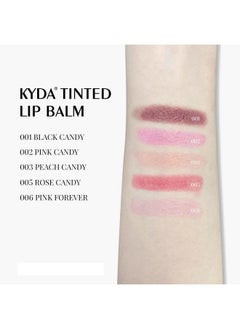 KYDA KYDA Tinted Lip Balm, Hydrating Sheer Formula Lip Balm, Natural Glossy Finish, Moisturizing Lip Care Balm for Dry Lips, Black Candy  - Image 5
