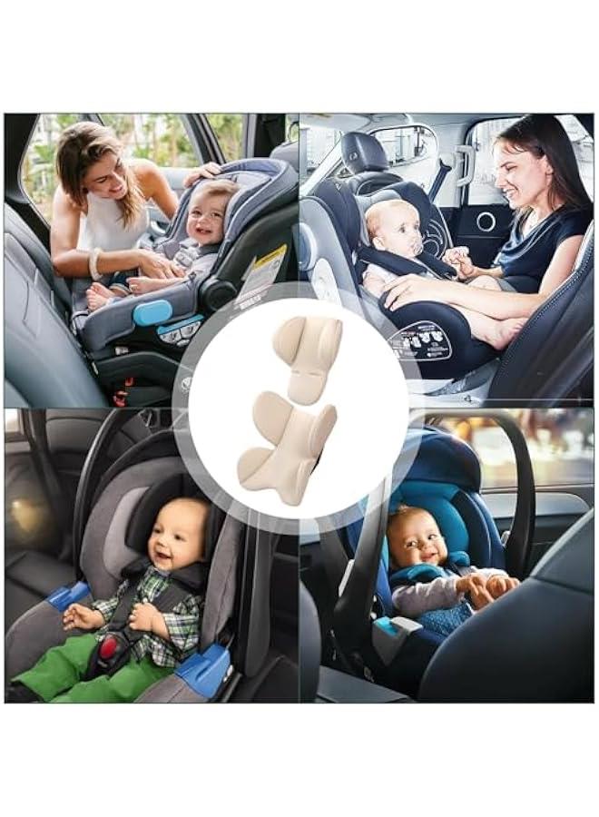 MIXDE Infant Car Seat Insert – Soft & Lightweight Head and Body Support Pad; Cozy, Washable Cushion for Car Seats and Strollers, Ideal for Babies and Toddlers - Image 2