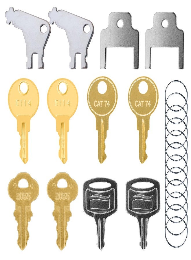 TERESRY 12 Pack Universal Paper Towel Dispenser Keys, Replacement Key Set for Janitor Bobrick Cat 74, E114, Kimberly Clark 770301, Bradley 2055, Tork SCA 1100, Georgia Pacific Toilet Paper Dispensers - Image 1