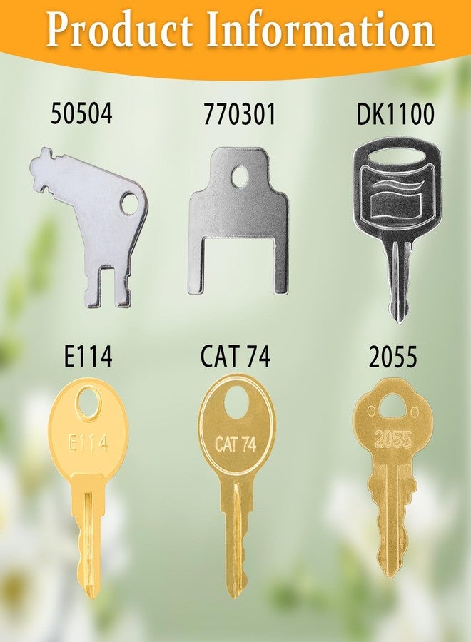 TERESRY 12 Pack Universal Paper Towel Dispenser Keys, Replacement Key Set for Janitor Bobrick Cat 74, E114, Kimberly Clark 770301, Bradley 2055, Tork SCA 1100, Georgia Pacific Toilet Paper Dispensers - Image 3