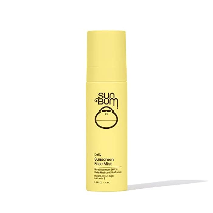 Sun Bum Skin Care SPF 30 Daily Sunscreen Mist - Vegan and Hawaii 104 Act Compliant (Made without Octinoxate & Oxybenzone) - Broad Spectrum UVA/UVB Facial Sunscreen Spray with Vitamin E - 2.5 oz - Image 1