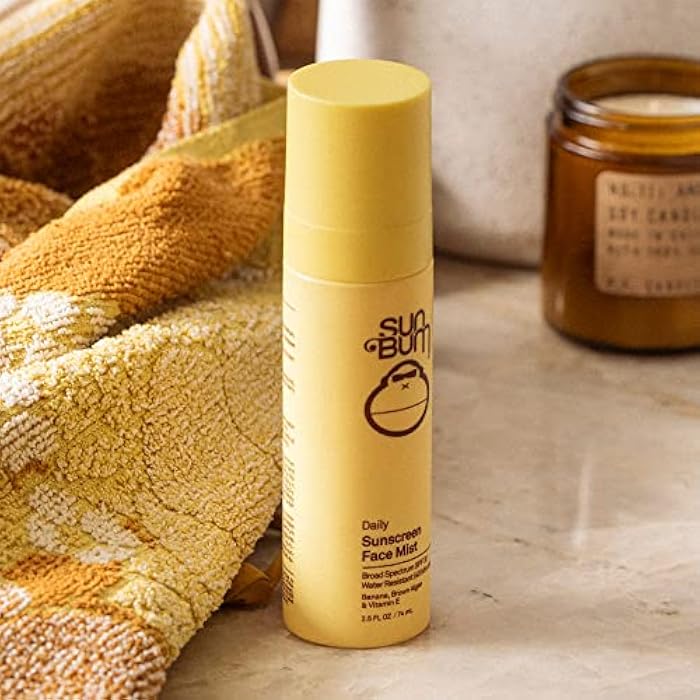 Sun Bum Skin Care SPF 30 Daily Sunscreen Mist - Vegan and Hawaii 104 Act Compliant (Made without Octinoxate & Oxybenzone) - Broad Spectrum UVA/UVB Facial Sunscreen Spray with Vitamin E - 2.5 oz - Image 5