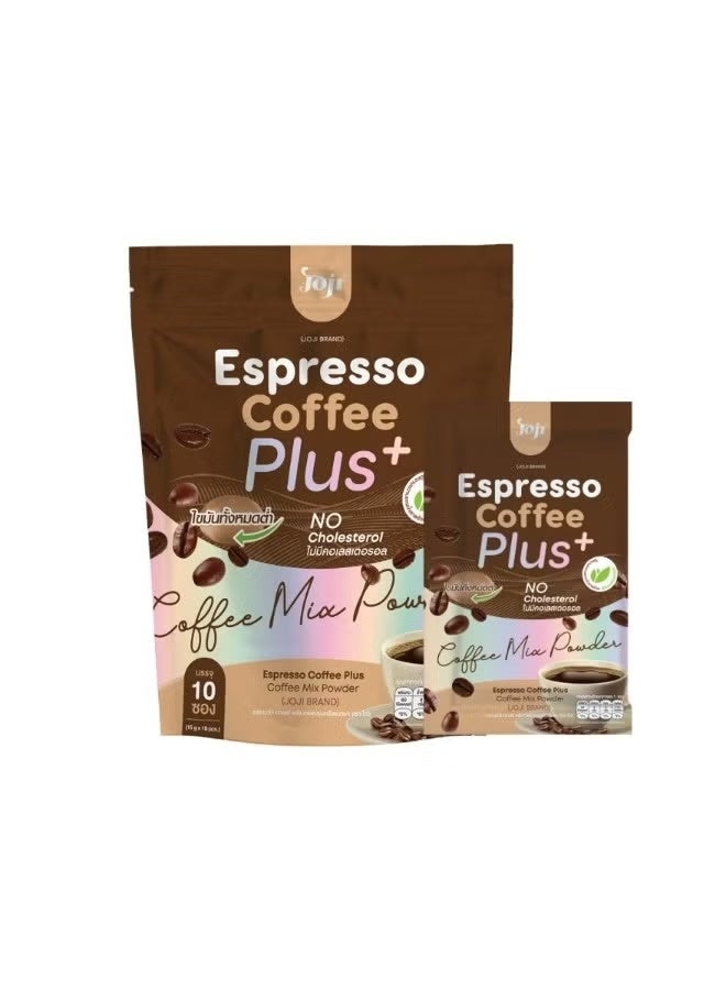JOJI Espresso Coffee Plus 10 Sachets | Strong Espresso Coffee Mix Powder No Cholesterol - Image 1