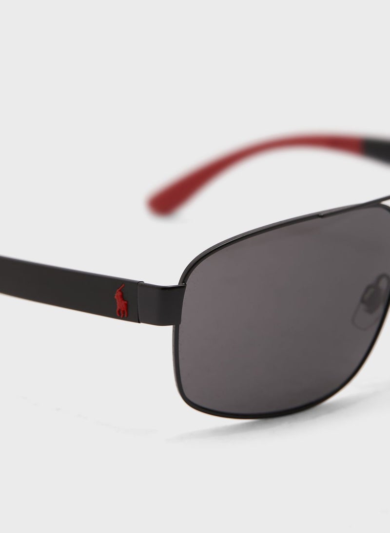 بولو رالف لورين نظارة شمسية افياتور - Image 3
