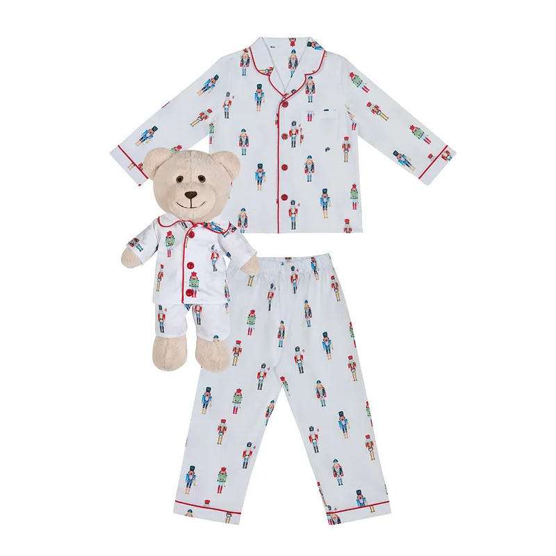 Luna Mia 'Alexander' Pyjama Set With Matching Teddy Bear