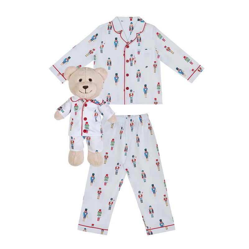 Luna Mia 'Alexander' Pyjama Set With Matching Teddy Bear - Image 2