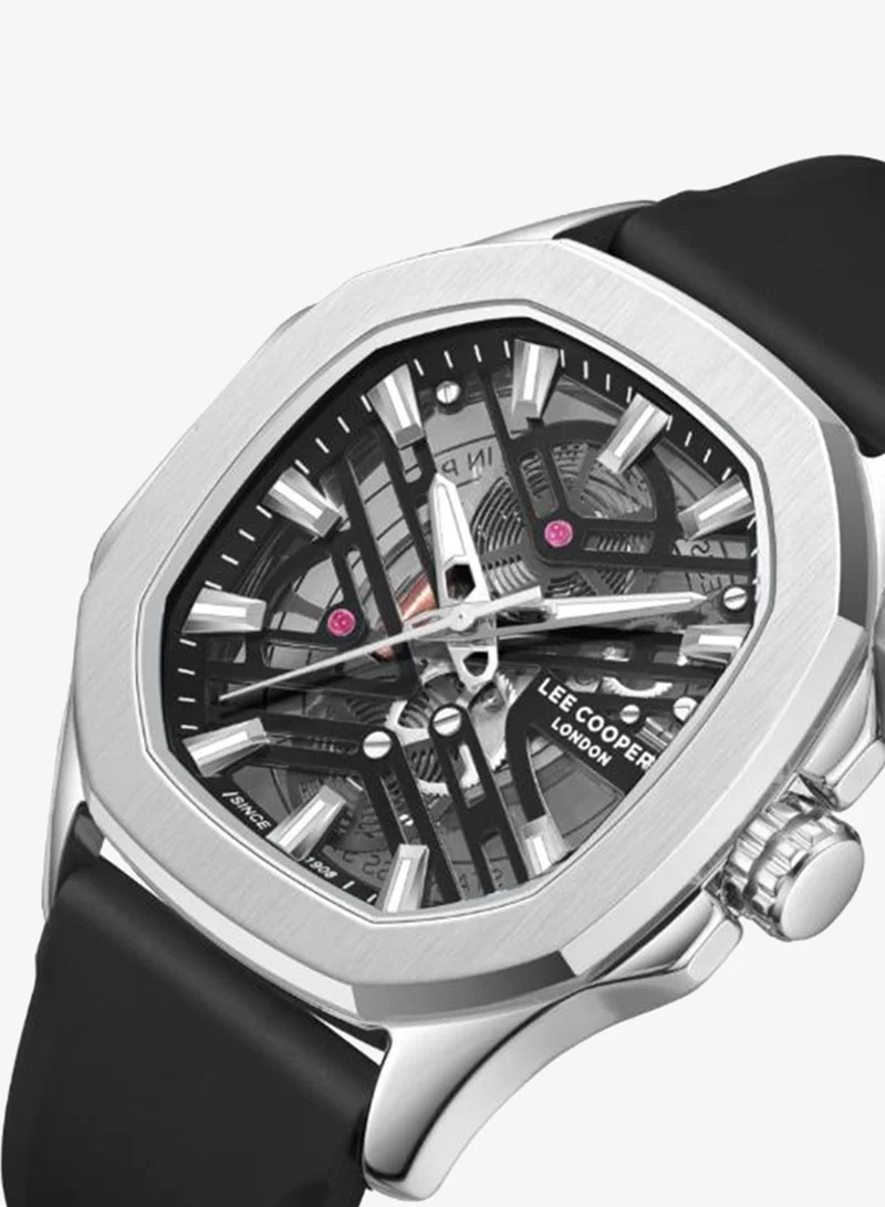 Lee Cooper  Men's Silicone Analog Watch LC08254.351 - 28 mm for Men | Best Price UAE