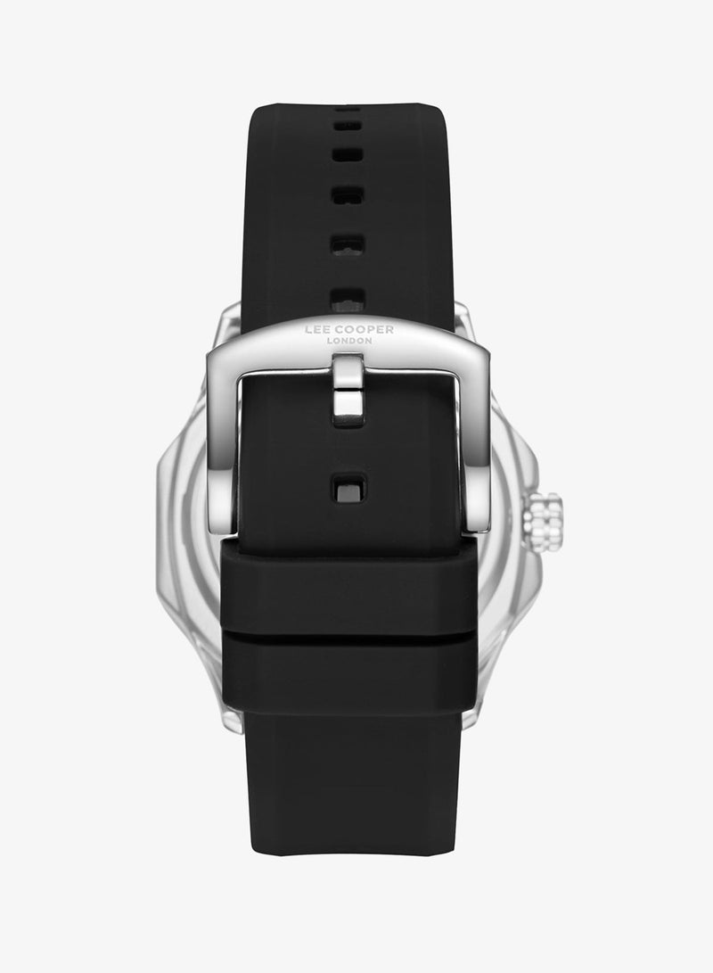 Lee Cooper Men's Silicone Analog Watch LC08254.351 - 28 mm - Image 4