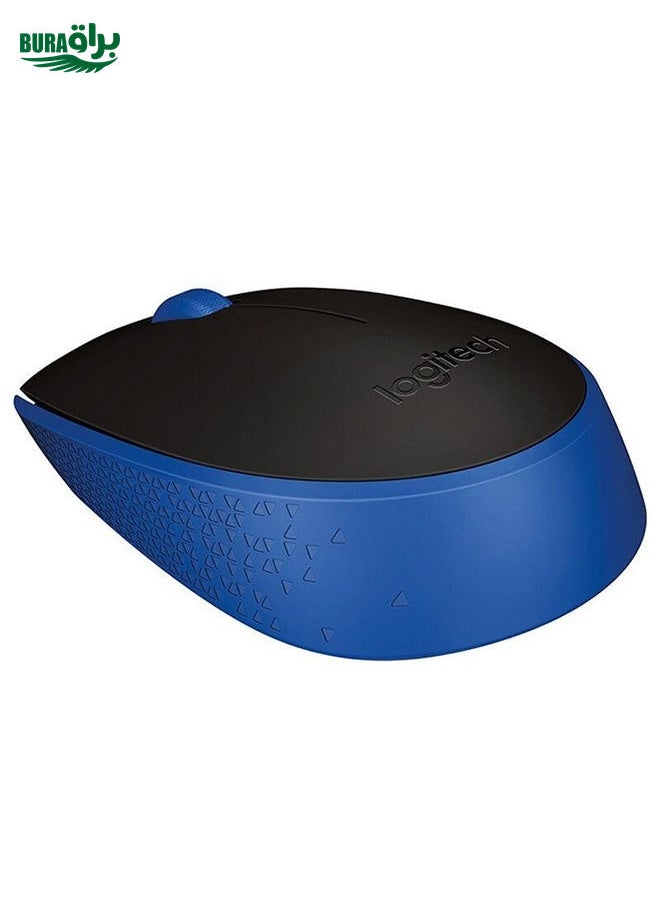 BURAQ Logitech M171 1000DPI USB Wireless Mouse with 2.4G Receiver (Blue)  - Image 3