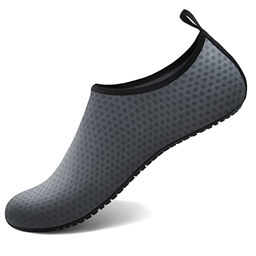 ATHMILE Water Shoes for Women Men QuickDry Aqua Socks Swim Beach Barefoot Yoga Exercise Wear Sport Accessories Pool Camping Must Haves Adult Youth Size 1314Women1213Men - Image 1
