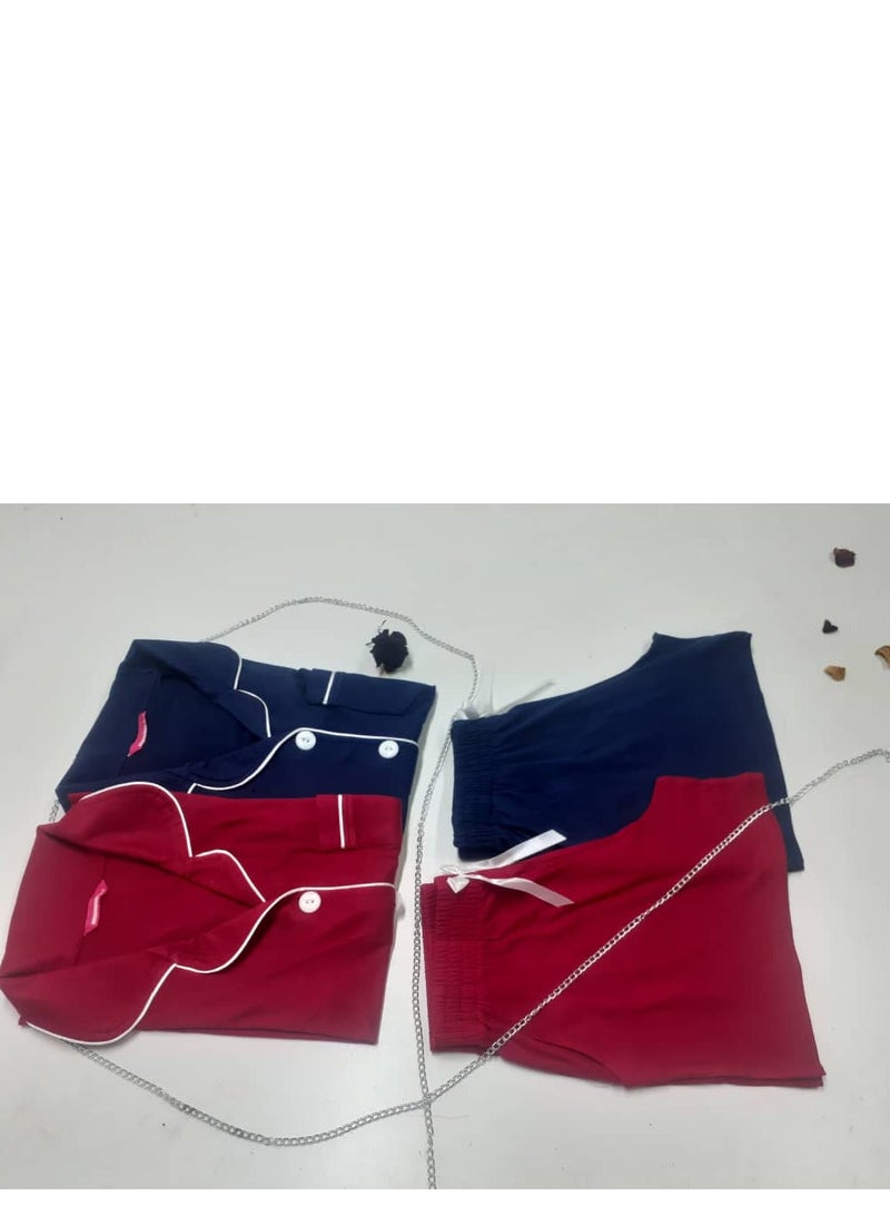 Comfortable summer clothing for women includes shorts and a short-sleeved sweater that is perfect for around the house  - Image 3