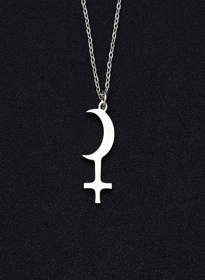 Lywjyb Birdgot Moon Symbol Necklace Astrology Gift Mythology Jewelry (Moon ne) - Image 3