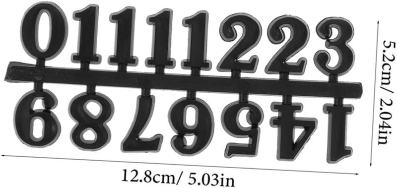 6sets DIY Arabic Number Clock Numerals for Wall Repair Sturdy Numbers for Creative Clock Design and Replacement Safe and Durable DIY Accessories - Image 2
