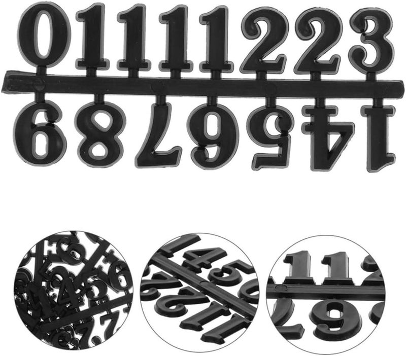 6sets DIY Arabic Number Clock Numerals for Wall Repair Sturdy Numbers for Creative Clock Design and Replacement Safe and Durable DIY Accessories - Image 5