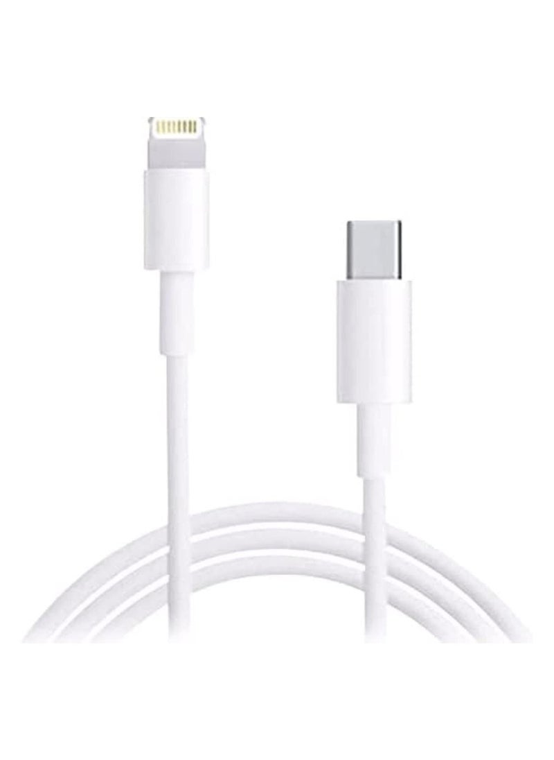20-W Apple Charger Uk Plug Type C Adapter With 1m Iphone Fast Charging Cable Universal Travel Adapter Usb-c Plug Compatible For All Iphone Device 14/13/12/11 Pro And Pro Max / 8 Plus/X Max/Etc