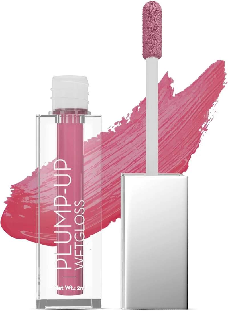 Swiss Beauty Swiss Beauty Plump-Up Wet Lightweight Lip Gloss With High Shine Glossy Finish For Fuller And Plump Lips | Shade- Popsicle, 2Ml|
