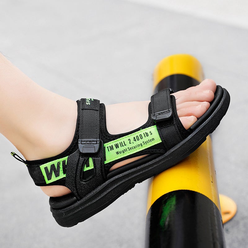 Children'S Sandals Boys' Beach Slippers 2024 Summer Outdoor Sandals For Older Kids Export Boys' Sandals For Small And Medium-Sized Kids - Image 4
