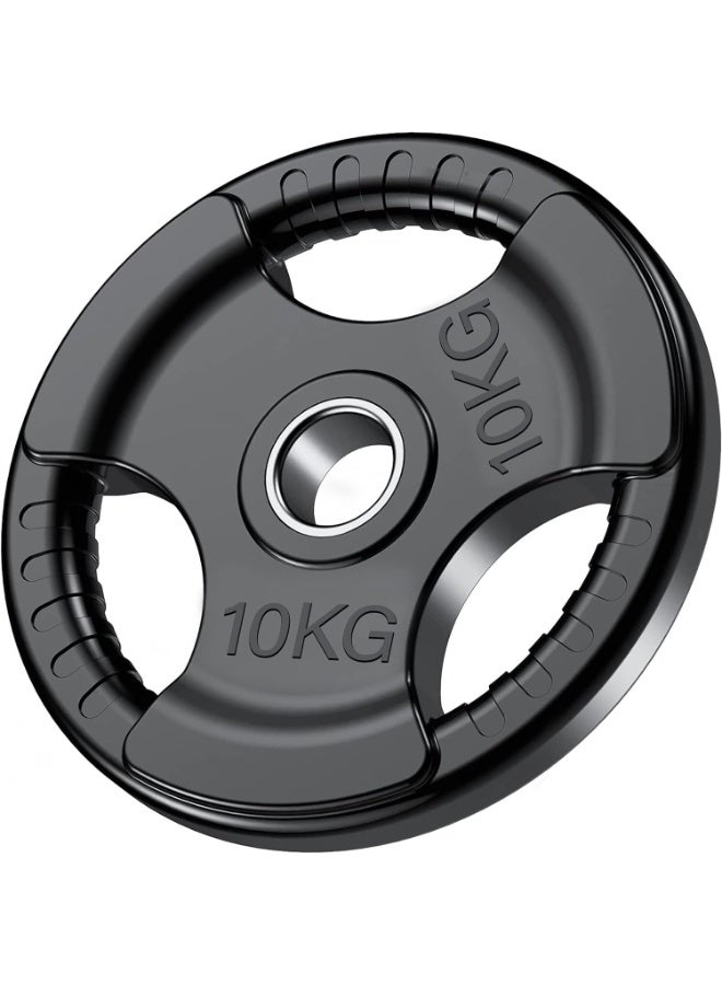 سكاي لاند قرص أوزان مطاطي للجيم 10 كجم - أسود - Image 1