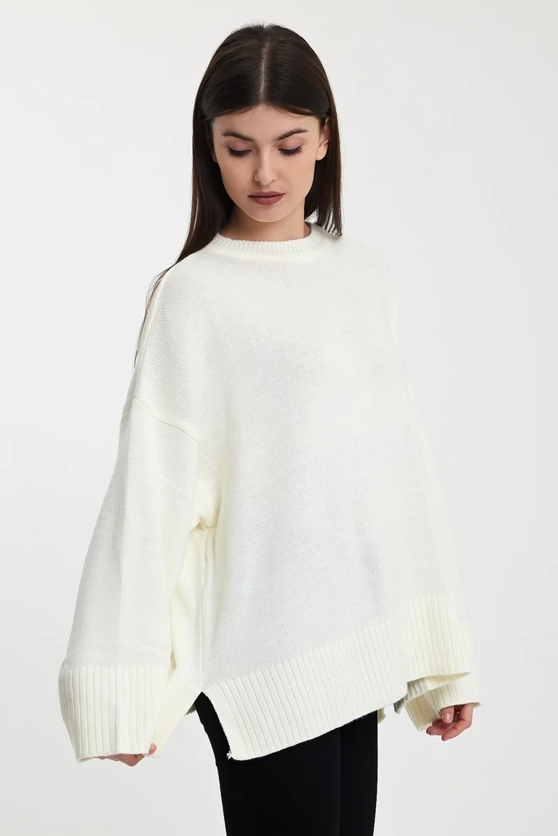 الكسندر جاردي Alexandergardı Oversize Basic Sweater(A92145-S)