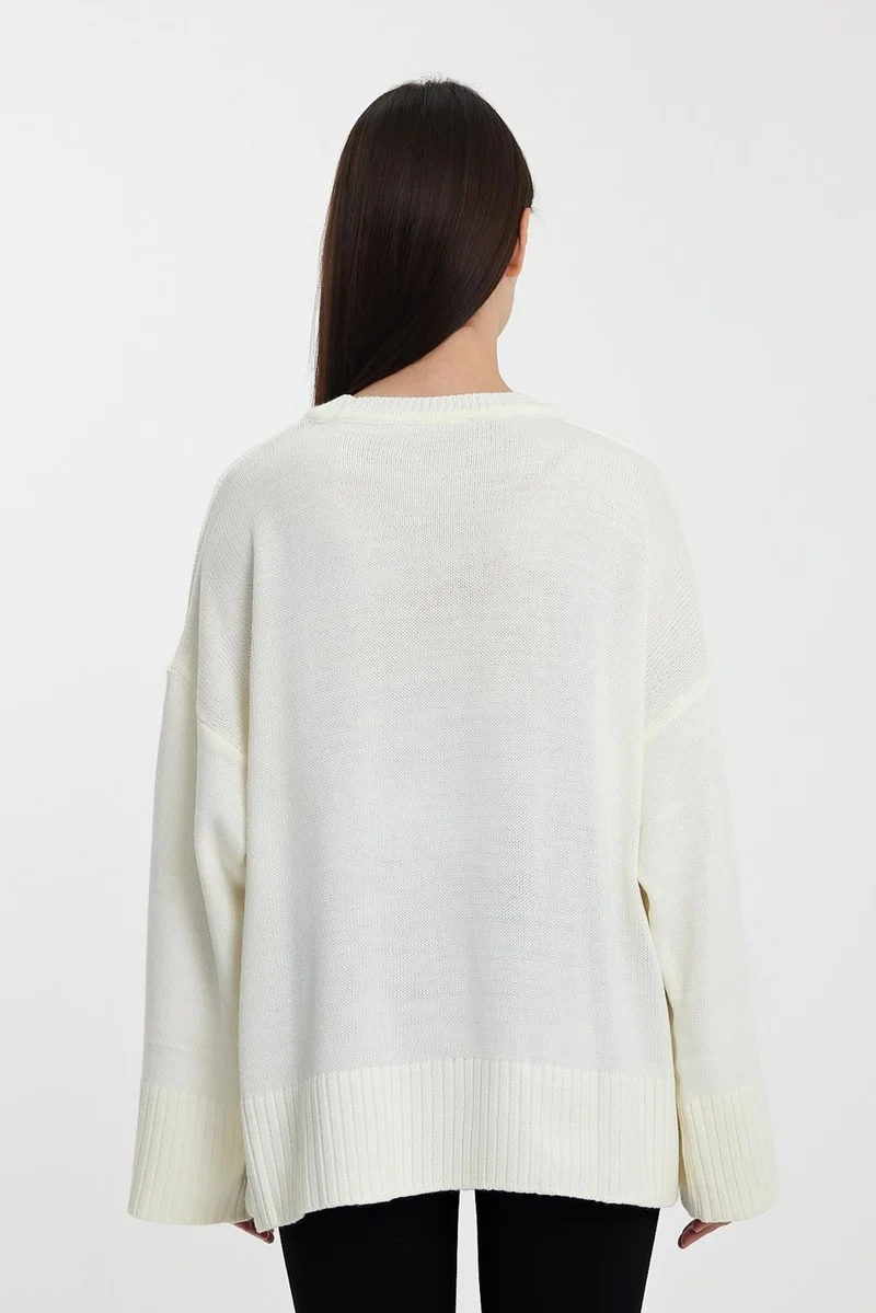 الكسندر جاردي Alexandergardı Oversize Basic Sweater(A92145-S)