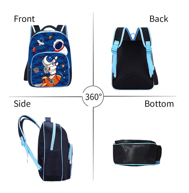 Frantic حقيبة ظهر مدرسية مطبوعة للمدرسة مطبوعة للفصول من 1 إلى 5 للأولاد والبنات (20 لتر) - Image 4