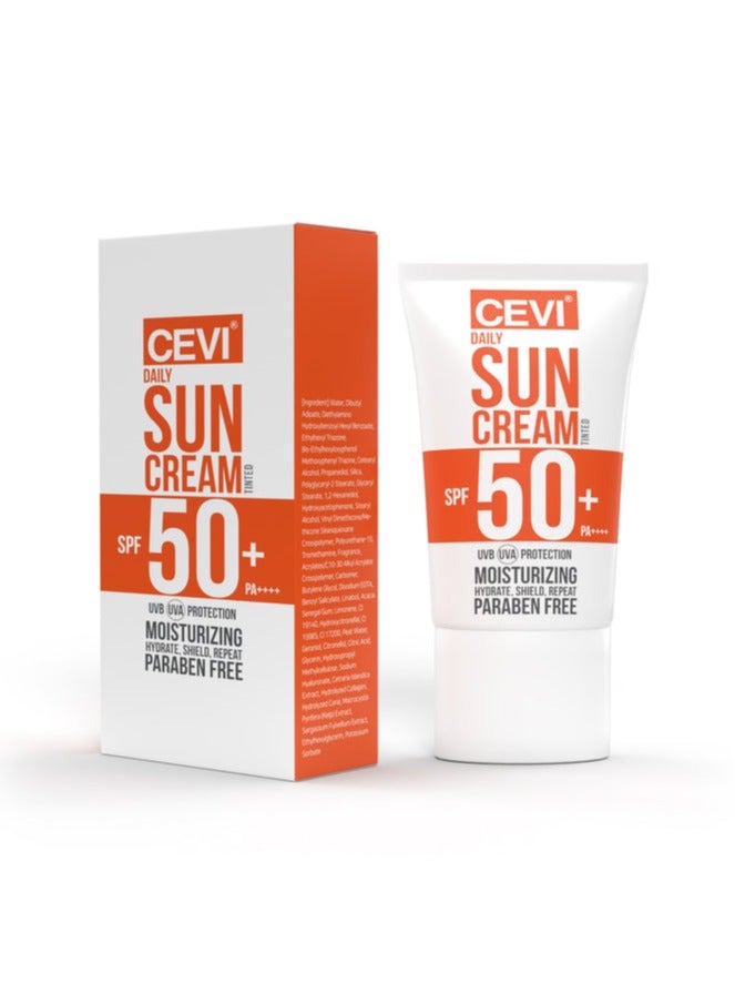 سيفى كريم الشمس اليومي CEVI® SPF50+ ملون