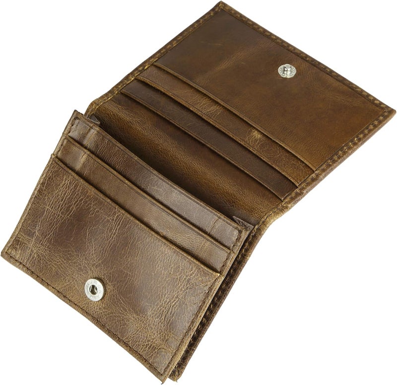 Napa Hide ® Mens Leather Wallet (Brown Crunch-2) - Image 3