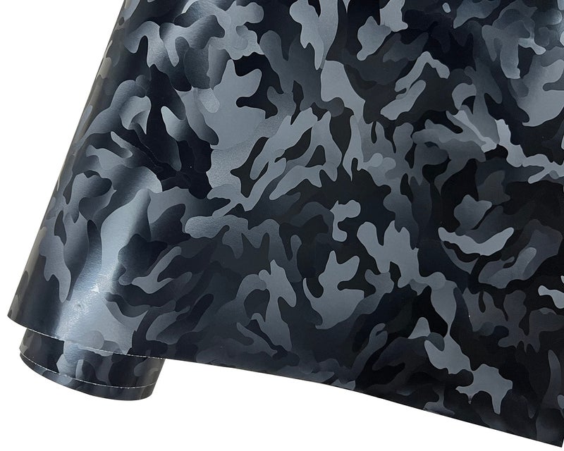 LZLRUN Forged Matte Carbon Fiber Black Vinyl Wrap Roll Air Release Sticker Sheet Film DIY Decal Car Auto Vehicle Morotcycle Self Adhesive (Ghost Black, 1ft x 3.5ft) - Image 2