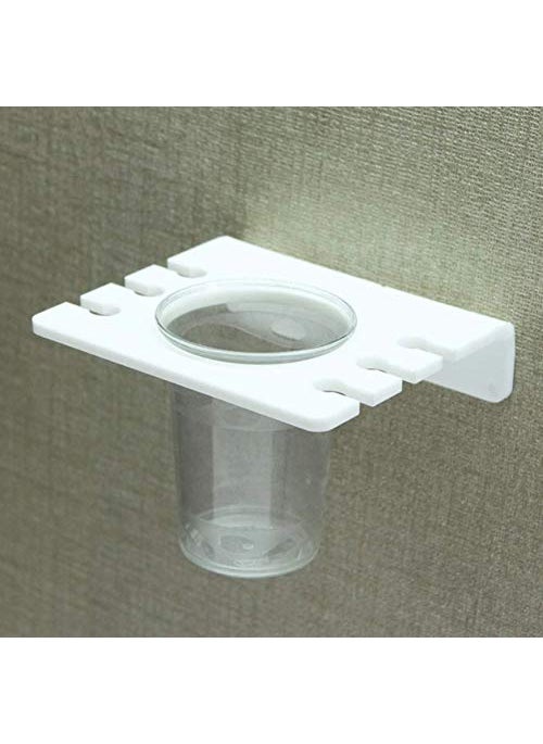 A TO Z A to Z Acrylic Brush Paste Tumbler Holder High Grade Glossy Unbreakable Anti Rust for Bathroom  - Image 2