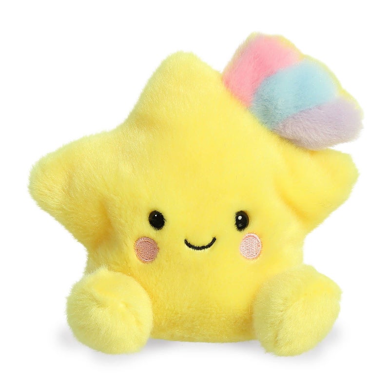 Aurora Adorable Palm Pals Pisces Star Stuffed Animal  PocketSized Play  Collectable Fun  Yellow 5 Inches - Image 1