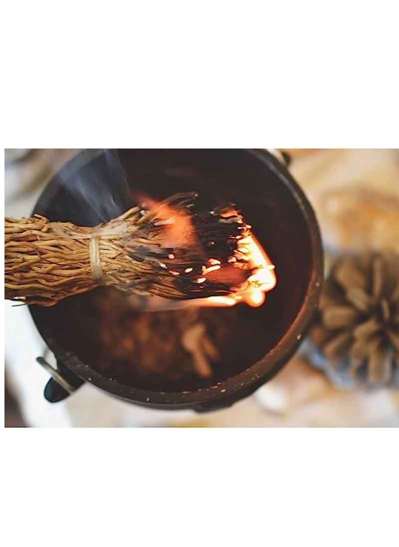 Awafi Mill Vetiver Root raw Incense Sticks Hand Made By Chrysopogon zizanioides khus 5 Gram 4 Sticks perennial grass Vetiver Root Potpourri khus Ramacham Root Rooh Khus  - Image 2