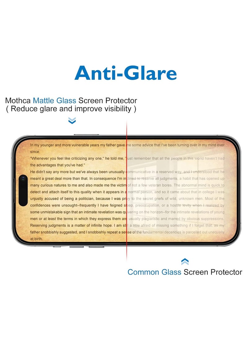 FARROBIZZ Anti-Glare, Tempered Glass, Compatible with iPhone 14 Pro Max, Full Protection, LCD Glass Film, Game Film, Full Coverage, Smooth Touch, Japanese Asahi Glass Material, Anti-reflection,  - Image 4