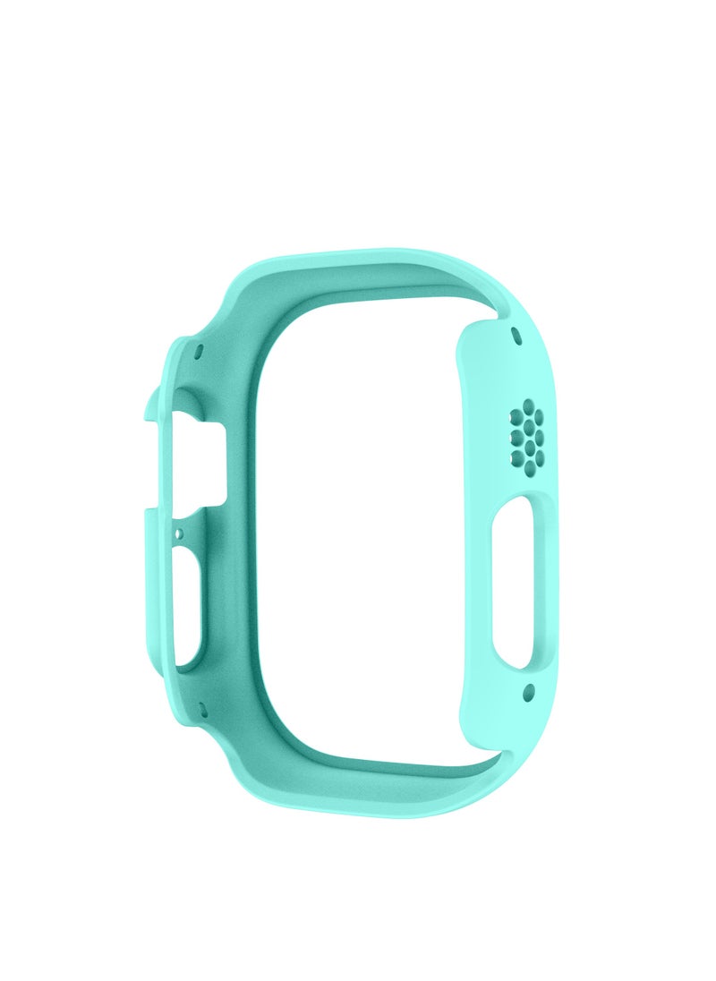 GULFLINK PC Half Case Protector frame Compatible with Apple Watch Series 8 ULTRA 49 mm Light blue  - Image 2