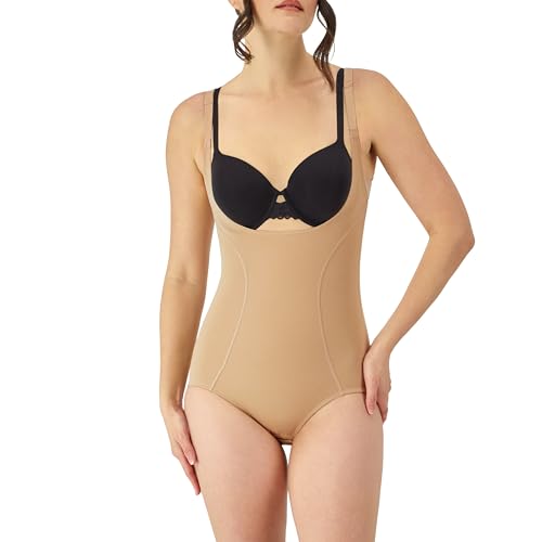 Maidenform womens Ultimate Slimmer Your Own Bra Briefer Fl2656 shapewear bodysuits, Body Beige, Medium US - Image 5