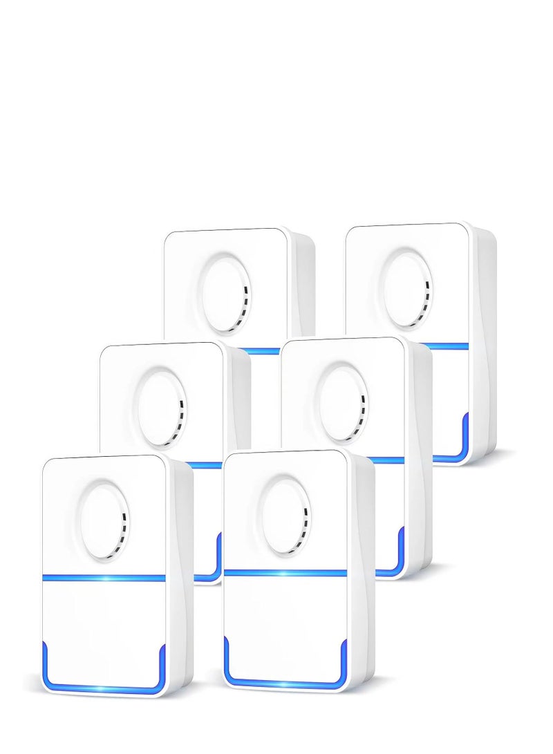 KASTWAVE طارد الحشرات بالموجات فوق الصوتية، جهاز تحكم في طارد الحشرات يعمل بالتوصيل لمكافحة الحشرات/الفئران/الفئران/الحشرت/البراغيث/الذباب/العناكب/البعوض/الصراصير/النمل، غير ضار بالحيوانات الأليفة والبشر (6 حزم) - Image 1