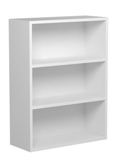 RIGID RIGID Wooden 3-Tier Storage Bookcase Free Standing Open Book Shelf Cabinet  80x60x24cm  - Image 5