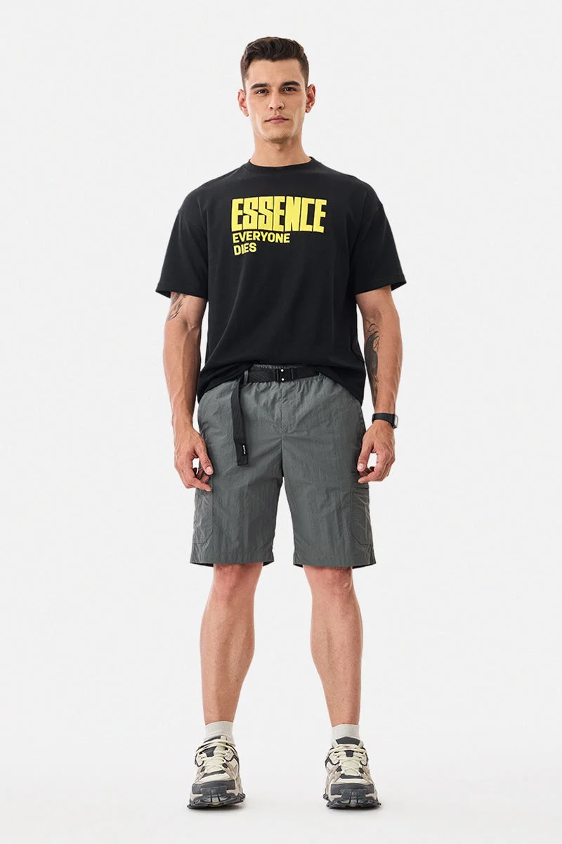 SNITCH Crushed 100% Nylon Cargo Shorts