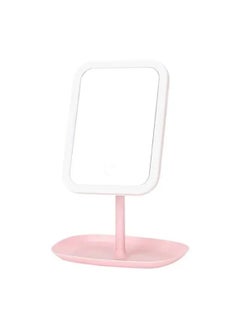 Huitich Adjustable LED Makeup Mirror with Storage Tray Pink, Touch Control, Vanity Mirror  - Image 5