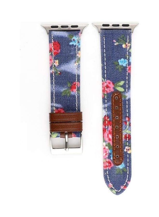 NIBEMINENT Replacement Watchband For Apple Watch Dark Blue - Image 1